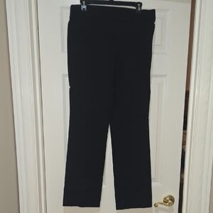 AB Studio Classic Black Straight Leg Pants